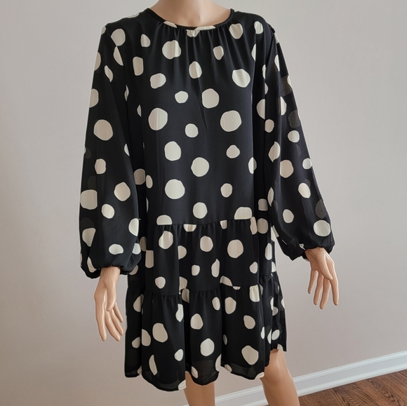 Who-What-Where Polka-dot Dress - Picture 3 of 11